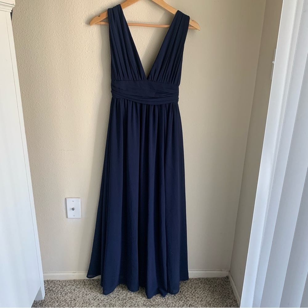 Lulu's Navy Maxi Dress